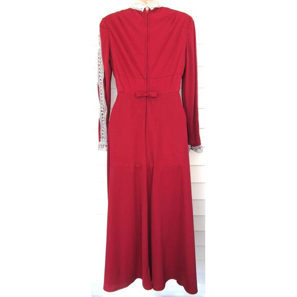 Lorrie Deb of San Francisco Vintage 60s Union Made Medieval Castlecore Dress - Picture 5 of 8